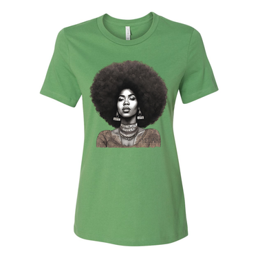 Chocolate Cutie Women’s Relaxed Jersey Tee - Plant Based Hair Care for Natural Hair